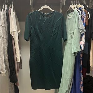 Ted Baker Dark Green Mini Dress